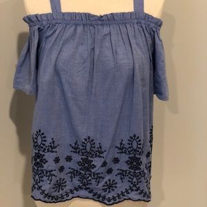 NWT Blue denim tank top